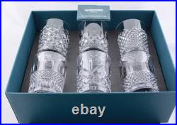 Set Of 6 Waterford Connoisseur Heritage Double Old-fashioned Glasses Nib