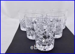 Set Of 6 Waterford Connoisseur Heritage Double Old-fashioned Glasses Nib