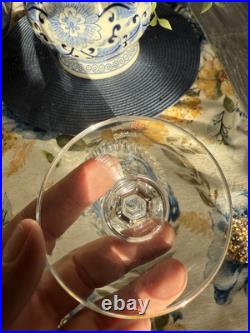 Set Of 6 Waterford Marquis Hanover Platinum Hand Cut Crystal Water Goblets New Set Of 6 Waterford Marquis Hanover Platinum Hand Cut Crystal Water Goblets New