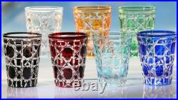 Set Of 7Pcs Premium Hand Engraved Cased Highball Glasses Set for Whiskey 300ml