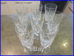 Set Of 8 Beautiful Gorham Crystal Stemmed Water Wine Glasses 12 Fl Oz