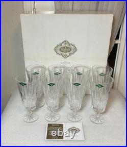Set Of 8 Shannon Crystal Gramercy Iced Beverage Glasses 14 Oz Brand New In Box