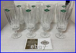 Set Of 8 Shannon Crystal Gramercy Iced Beverage Glasses 14 Oz Brand New In Box