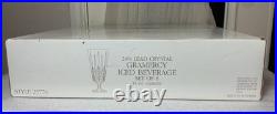 Set Of 8 Shannon Crystal Gramercy Iced Beverage Glasses 14 Oz Brand New In Box