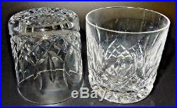 Set Of 8 Vintage Waterford Straight Sided Crystal Lismore Old Fashioned Tumblers