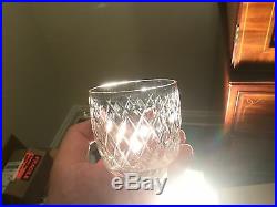 Set Of 8 Waterford Crystal 9 Oz Old Fashioned Tumbler Glasses Boyne Pattern