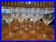 Set Of 9 Prelude Clear Orrefors Crystal Wine Goblet Glasses Lot