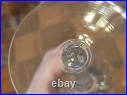 Set Of 9 Prelude Clear Orrefors Crystal Wine Goblet Glasses Lot