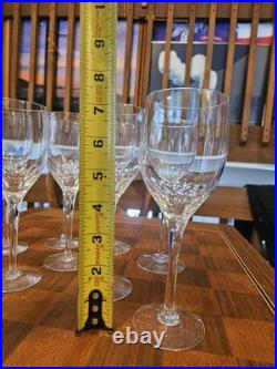 Set Of 9 Prelude Clear Orrefors Crystal Wine Goblet Glasses Lot