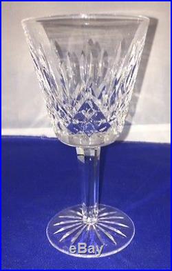 Set Of 9 Waterford Crystal Wine Glass Lismore Claret 5 7/8 Inches