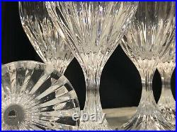 Set Of Eight Mikasa Crystal Park Lane Wine Glasses Goblets 6 3/8