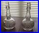 Set Of Two HAWKES Cut-Crystal Carafes 10 Signed Early 1900’s Decanters