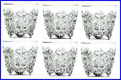 Set Of x 6 RCR Enigma Whisky Set Crystal Glass Tumbler, In Gift/Presentation Box