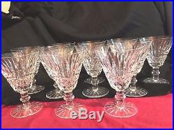 Set Of12 55/8 Waterford Irish Crystal Tramore Vintage Goblet/ Wine Glasses