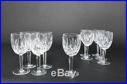Set of 10 Vintage Waterford Cut Crystal Kildare Water Goblet Stemware Glasses