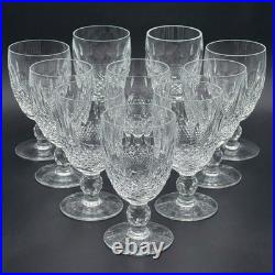 Set of 10 Waterford Crystal Colleen Claret Wine Glasses 4.75 Elegant Luxury