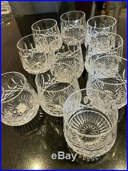 Set of 10 Waterford Lismore 9oz Old Fashioned Glasses