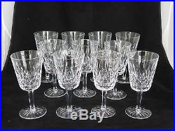 Set of 11 Waterford Crystal Lismore Water Goblets