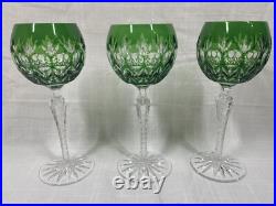 Set of 12 AJKA Godinger Dynasty 8 Multicolor Cut-to-Clear Crystal Wine Goblets Set of 12 AJKA Godinger Dynasty 8 Multicolor Cut-to-Clear Crystal Wine Goblets