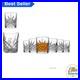 Set of 12 Double Old Fashioned Glasses Crystal Heavy Weight Clear Wedding Gift