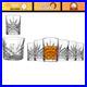 Set of 12 Double Old Fashioned Glasses Crystal Whiskey Tumblers, Barware