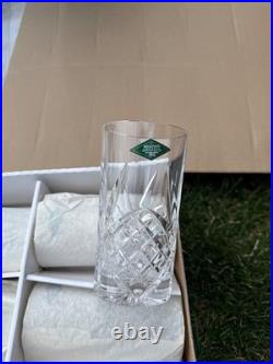 Set of 12 Dublin crystal highballs