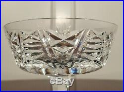 Set of 12 True Vintage WATERFORD CRYSTAL Clare Champagne Wine Sherbet Glasses