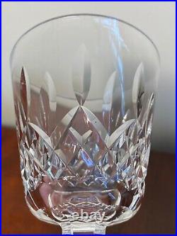 Set of 12 True Vintage WATERFORD CRYSTAL Lismore 6 Claret Wine Glasses IRELAND