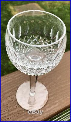 Set of 12 Waterford Crystal COLLEEN SHORT STEM (CUT) WINE HOCK GLASS Excellent