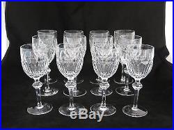 Set of 12 Waterford Crystal Curraghmore Claret Wine Glasses