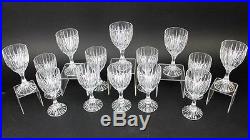 Set of 14 MIKASA Crystal Park Lane Pattern 6 3/8 Wine Glass Goblets NIB BKP NR