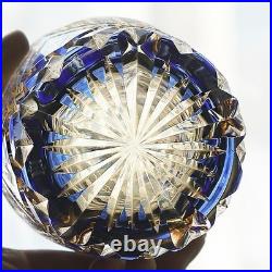 Set of 2 Edo Kiriko Whiskey Glasses 8.5oz Hand Cut Crystal Japanese Tumblers
