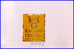 Set of 2 Kagami Crystal T394 C-312 Whiskey Tumblers Made in Japan New Set of 2 Kagami Crystal T394 C-312 Whiskey Tumblers Made in Japan New
