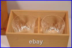 Set of 2 Kagami Crystal T394 C-312 Whiskey Tumblers Made in Japan New Set of 2 Kagami Crystal T394 C-312 Whiskey Tumblers Made in Japan New