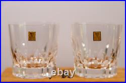 Set of 2 Kagami Crystal T394 C-312 Whiskey Tumblers Made in Japan New Set of 2 Kagami Crystal T394 C-312 Whiskey Tumblers Made in Japan New