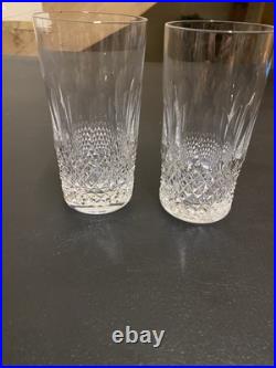 Set of 2 Vintage Waterford COLLEEN 5 5/8 Highball Glass Tumblers 12 OZ Set of 2 Vintage Waterford COLLEEN 5 5/8 Highball Glass Tumblers 12 OZ