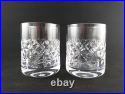 Set of 2 Vintage Waterford Glenmede Tumblers for Nite Set (No Caraf)