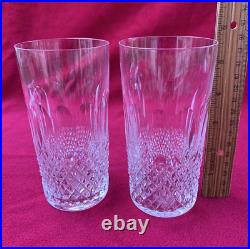 Set of 2 Waterford Crystal COLLEEN 5 5/8 Highball Glass Tumblers 12 oz