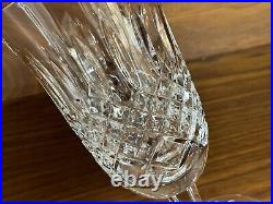 Set of 2 Waterford Crystal GOLDEN CASTLEMAINE Gold Rim Stemmed Iced Tea Glasses