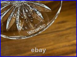 Set of 2 Waterford Crystal GOLDEN CASTLEMAINE Gold Rim Stemmed Iced Tea Glasses