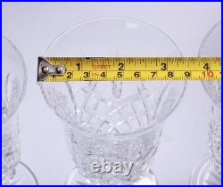 Set of 3 Waterford ARAGLIN Stemmed Iced Tea Glasses 6 1/2 Gothic Mark Excellent