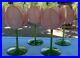 Set of 4 Gloria Vanderbilt Sincerely Yours HandPainted Pink Tulip Goblets Signed