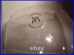 Set of 4 Large balloon wine glasses in box 29 oz ounce 24% crystal never used a