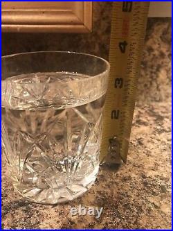 Set of 4 MARQUIS WATERFORD CRYSTAL Old Fashioned Glasses- Scotch Whiskey Rocks
