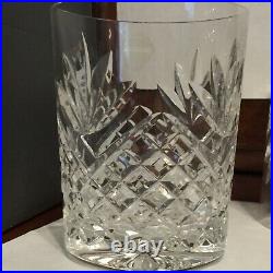 Set of 4, MIB Waterford Crystal Ciara Double Old Fashioned, Italy, Free Shipping