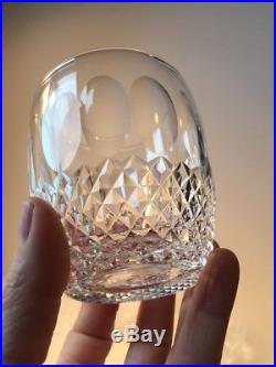 Set of 4 Mint Waterford Crystal Colleen Old Fashioned Short Stem Glasses, 3.5