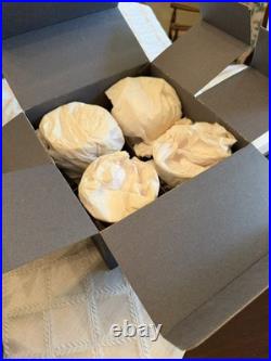 Set of 4 New Waterford LISMORE Champagne/Sherbet Stems in original box