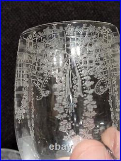 Set of 4- RARE -Cambridge Glass VALENCIA 13 ounce Tumblers