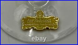 Set of 4 Studio Crafted NACHTMANN ROMER Crystal Multicolor Wine Glasses