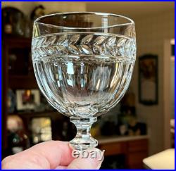 Set of 4 VILLEROY & BOCH MISS DESIREE 6.5 Clear Laurel Water Goblets Wine Glass